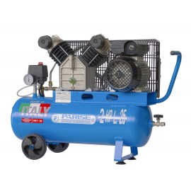 Compressore portatile a cinghia bicilindrico 25 litri 2 hp 8 bar MOD. P 25 SCmX